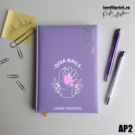 Cadouri - Agenda personalizata 2025 Logo + Nume AP2