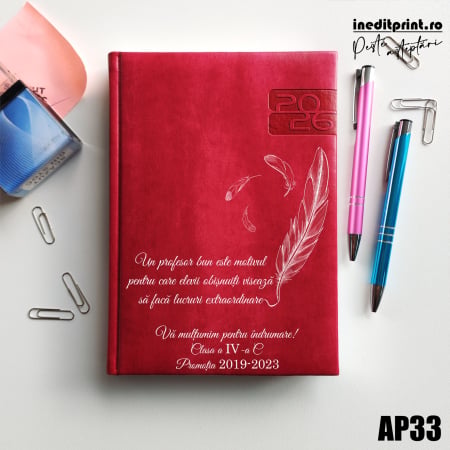Agende C - Agenda personalizata 2026 Profesori și elevi AP33