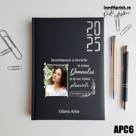 Agende - Agenda personalizata 2025 Proverbele 16:3 APC6