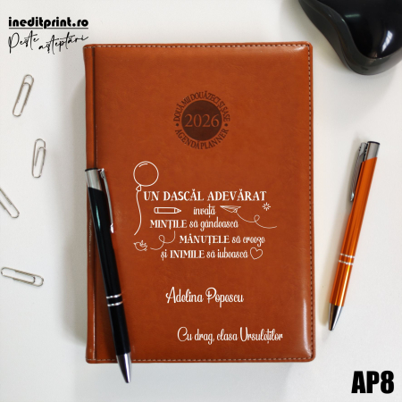 Agenda personalizata 2026 Dascal adevarat  AP8