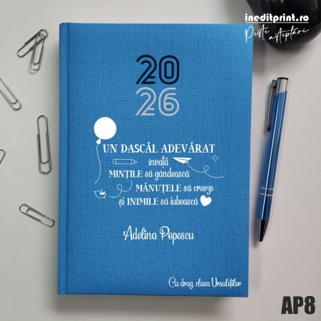 Agende F - Agenda personalizata 2026 Dascal adevarat  AP8