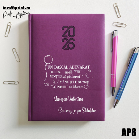 Agenda personalizata 2026 Dascal adevarat  AP8