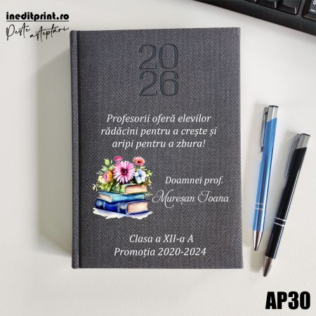 Agende C - Agenda personalizata 2026 Doamna Profesoara AP30