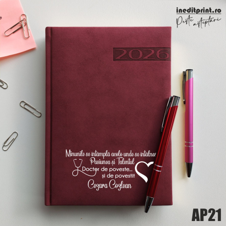 Agende F - Agenda personalizata 2026 Doctor de poveste AP21