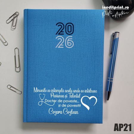 Agende F - Agenda personalizata 2026 Doctor de poveste AP21