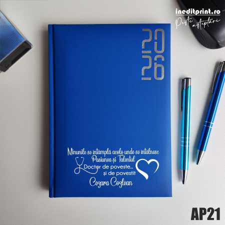 Agende F - Agenda personalizata 2026 Doctor de poveste AP21