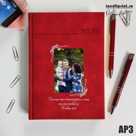 Valentines Day - Agenda personalizata 2026 Foto + Text AP3