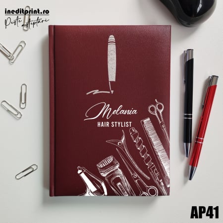 Cadouri - Agenda personalizata 2026 Hair Stylist AP41