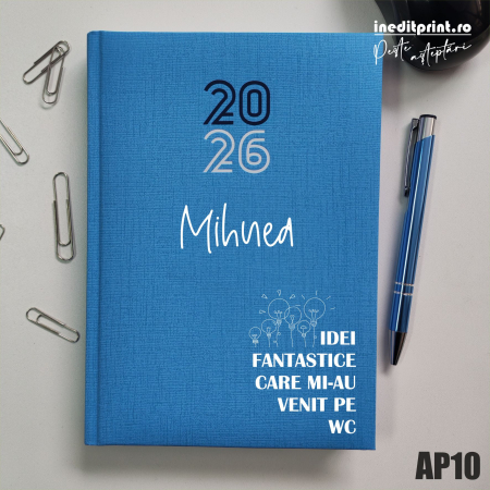 Agenda personalizata 2026 Idei noi AP10