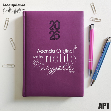Agenda personalizata 2026 mazgaleli - AP1