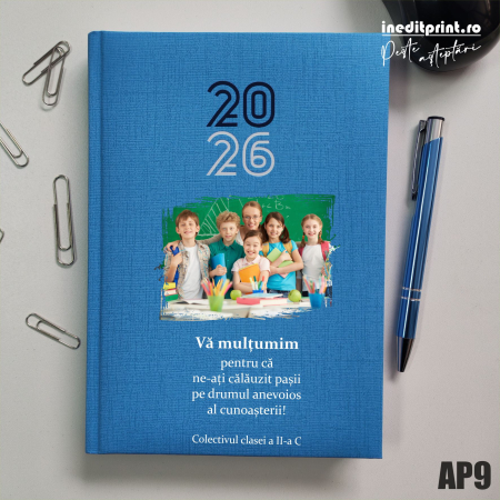 Cadouri - Agenda personalizata 2026 Multumiri AP9