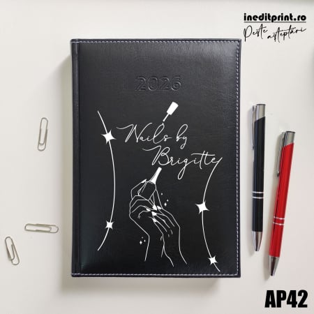 Cadouri - Agenda personalizata 2026 Nails By AP42