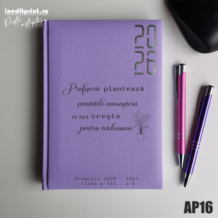 Agende F - Agenda personalizata 2026 Semintele cunoasterii AP16