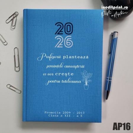 Agende F - Agenda personalizata 2026 Semintele cunoasterii AP16
