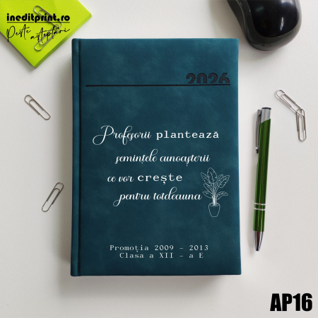 Cadouri - Agenda personalizata 2026 Semintele cunoasterii AP16