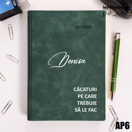 Agende C - Agenda personalizata 2026 To do list AP6