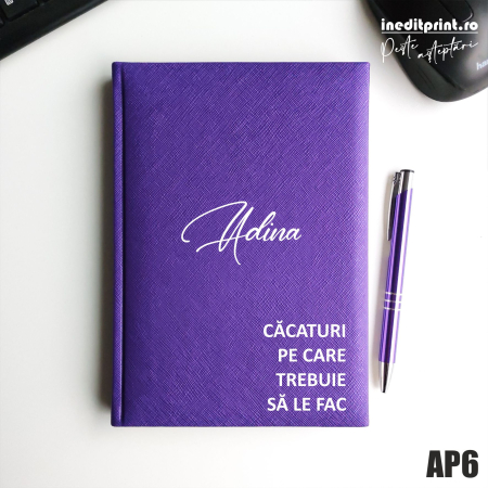 Cadouri - Agenda personalizata 2026 To do list AP6