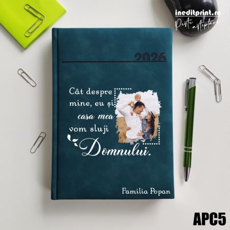 Agenda personalizata 2026 Vom sluji Domnului APC5