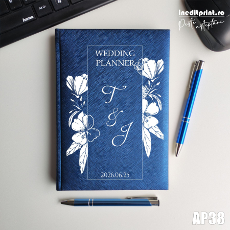 Agende C - Agenda personalizata 2026 Wedding Planner AP38
