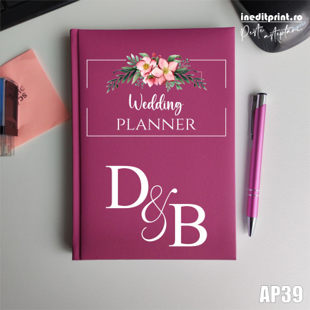 Agende C - Agenda personalizata 2026 Wedding Planner AP39