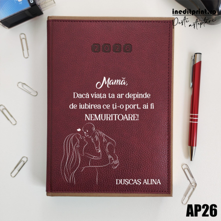 Agenda personalizata 2026 Ziua mamei AP26 [40]