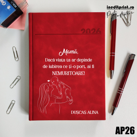 Agenda personalizata 2026 Ziua mamei AP26 [45]