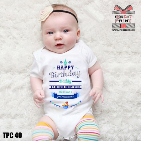 Body-uri - Body Happy Birthday Daddy TPC40