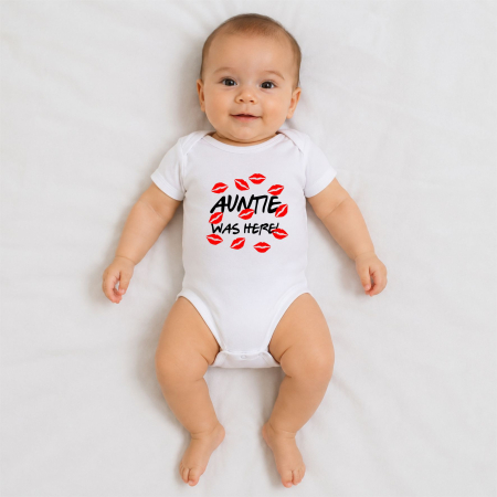 Body-uri - Body personalizat Auntie was here - TPC38