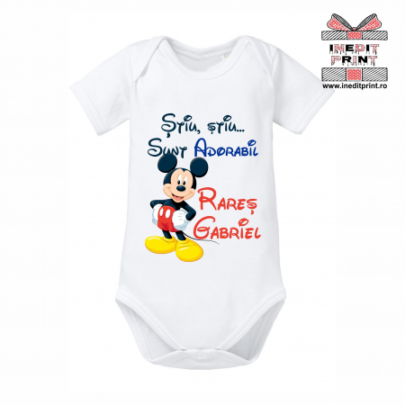 Body-uri - Body Personalizat Stiu, sunt adorabil TPC10