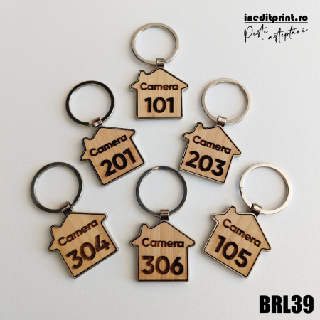 Breloc Personalizat Numar Camera BRL39 [2]