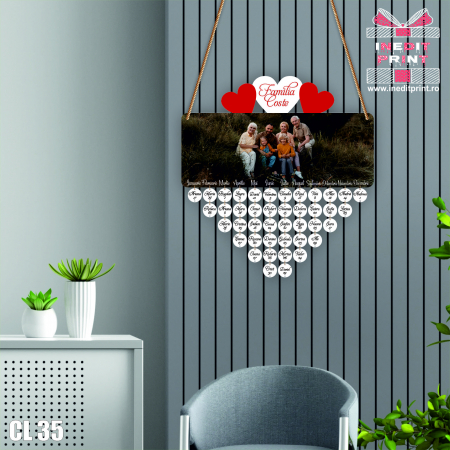 Calendare - Calendar MEMENTO cu o poza CL35