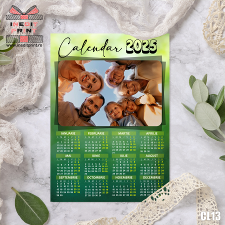 Calendare - Calendar magnetic personalizat cu poza  CL13