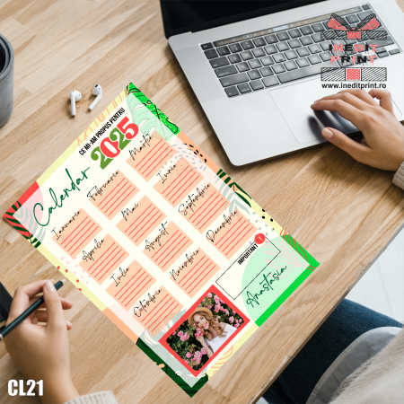 Calendare - Calendar magnetic Planurile mele 2 cu poza si nume CL21