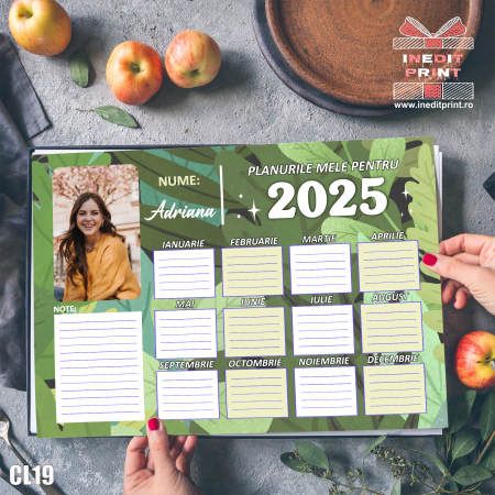 Calendare - Calendar magnetic Planurile mele cu poza si nume - CL19