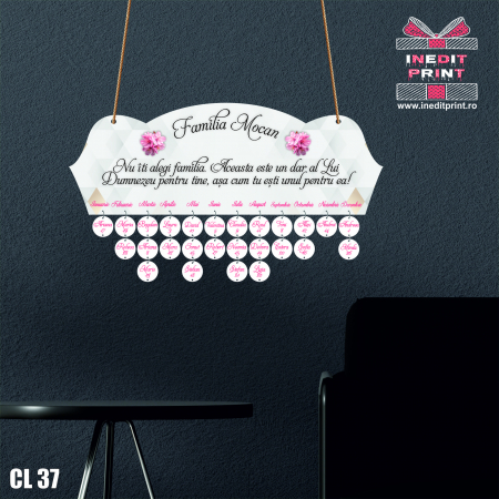 Calendare - Calendar MEMENTO cu citat CL37