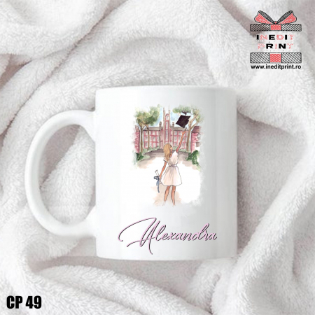 Absolvire - Cana personalizata She believed, she could she did CP49