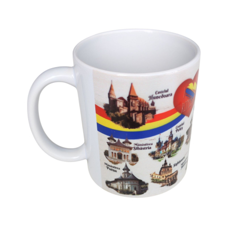 Cană atractii Romania SVR18