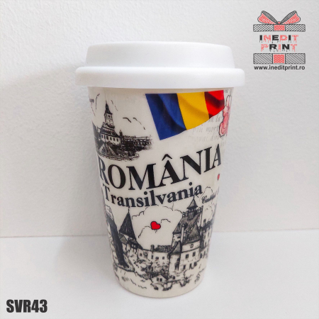 Cană cu capac TRANSILVANIA SVR43