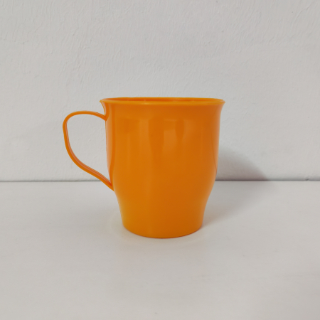 Cadouri - Cana din plastic, portocaliu, fara personalizare CP134