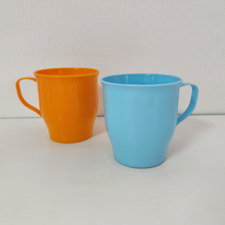 Cana din plastic, portocaliu, fara personalizare CP134 [1]