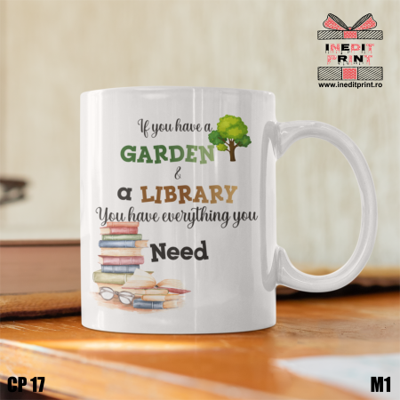 Cana If you have a garden & a library CP17