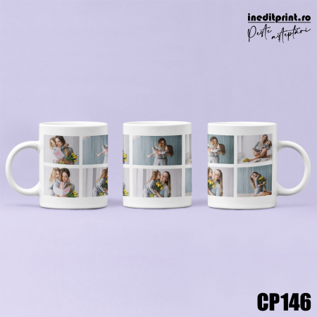 Căni - Cana personalizata cu 6 poze CP146