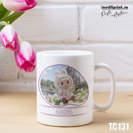 Inceput de an scolar - Cana personalizata cu Labubu CP131