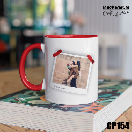 Cana personalizata cu o poza și text CP154 [2]