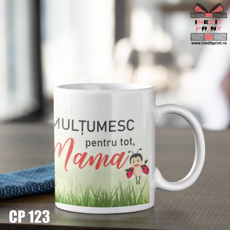 Cana personalizata cu poza de 8 Martie CP123 [1]