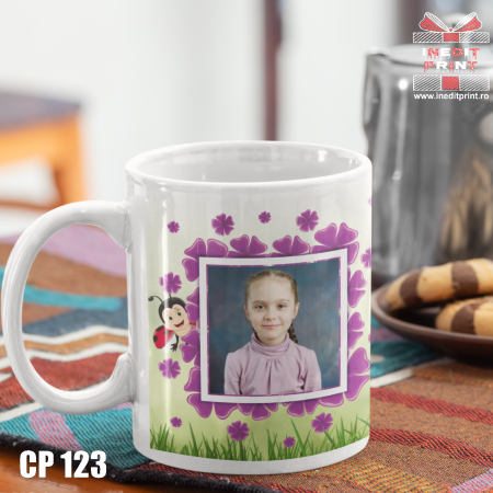 8 Martie - Cana personalizata cu poza de 8 Martie CP123