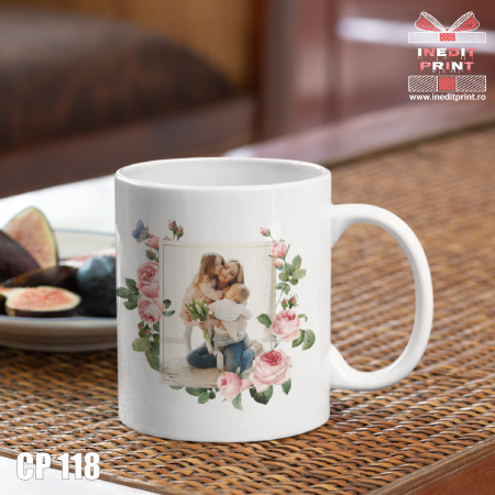 8 Martie - Cana personalizata cu poza de 8 Martie CP118