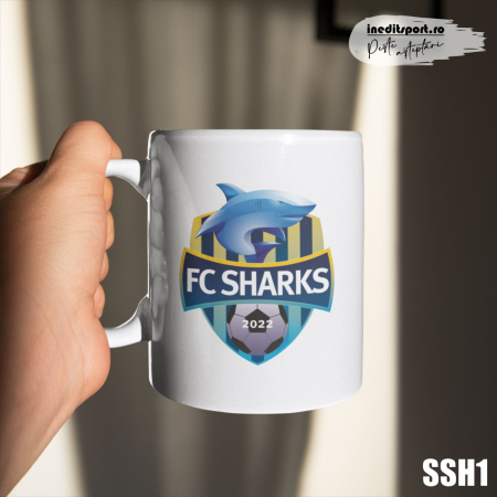 FC Sharks - Cana personalizata F.C. Sharks SSH1
