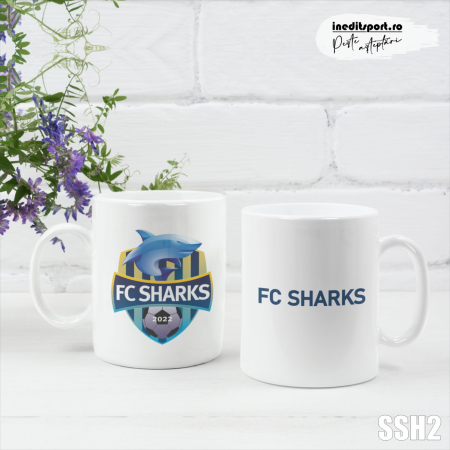FC Sharks - Cana personalizata F.C. Sharks SSH2
