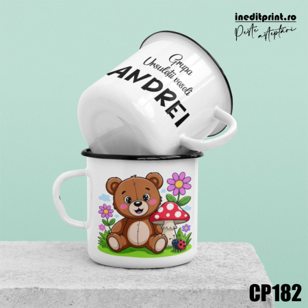 Căni - Cana personalizata metalica Gradinita CP182
